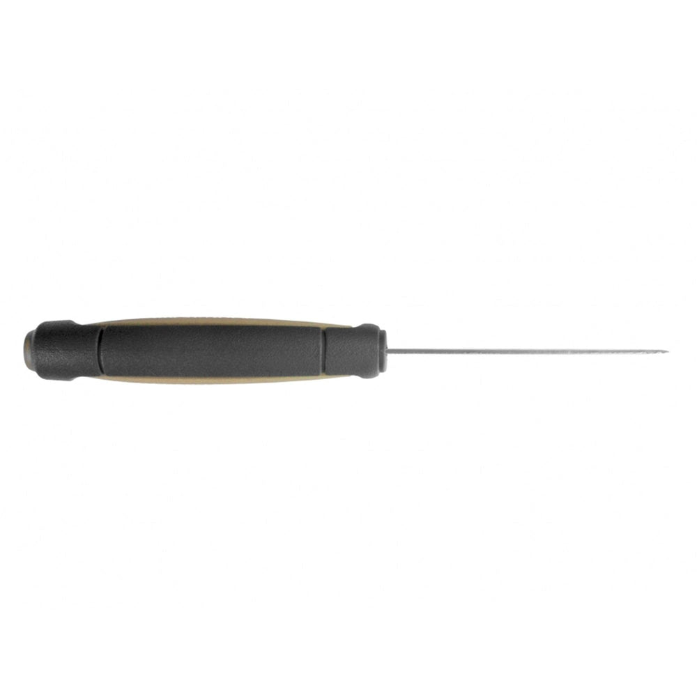 Morakniv Craftline Finger guard enhances safety during use.