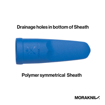 Morakniv Eldris soft-friction grip handle for secure control.