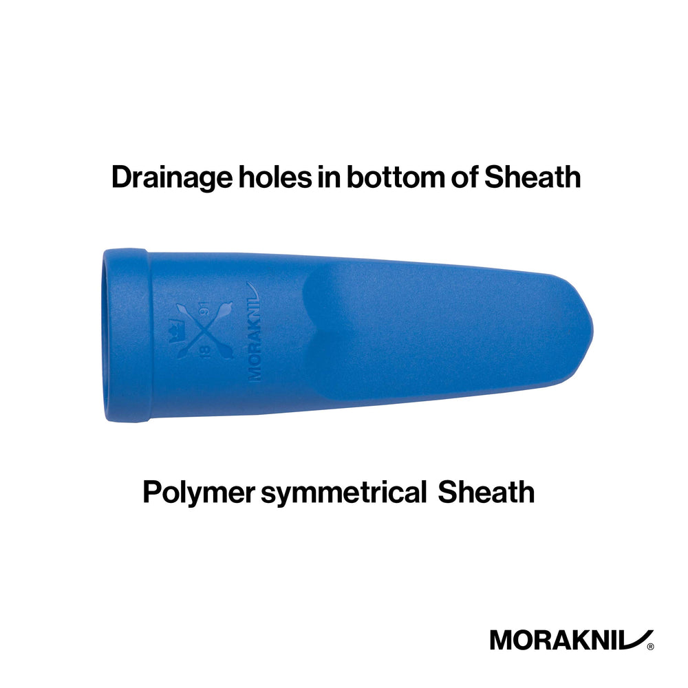 Morakniv Eldris soft-friction grip handle for secure control.