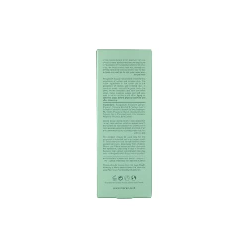 Moraz Anti-Chafing Cream dispenser-bottle demonstrates quick-absorb formula for athletes