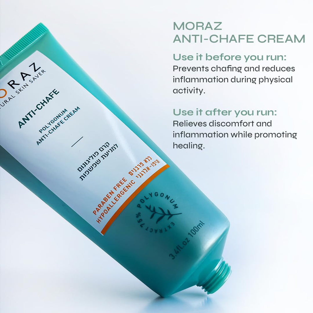 Moraz packaging-box and label detail communicates paraben-free, hypoallergenic formulation