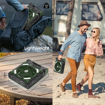 MORECORE 36-hour runtime battery in use during extended outdoor trips
