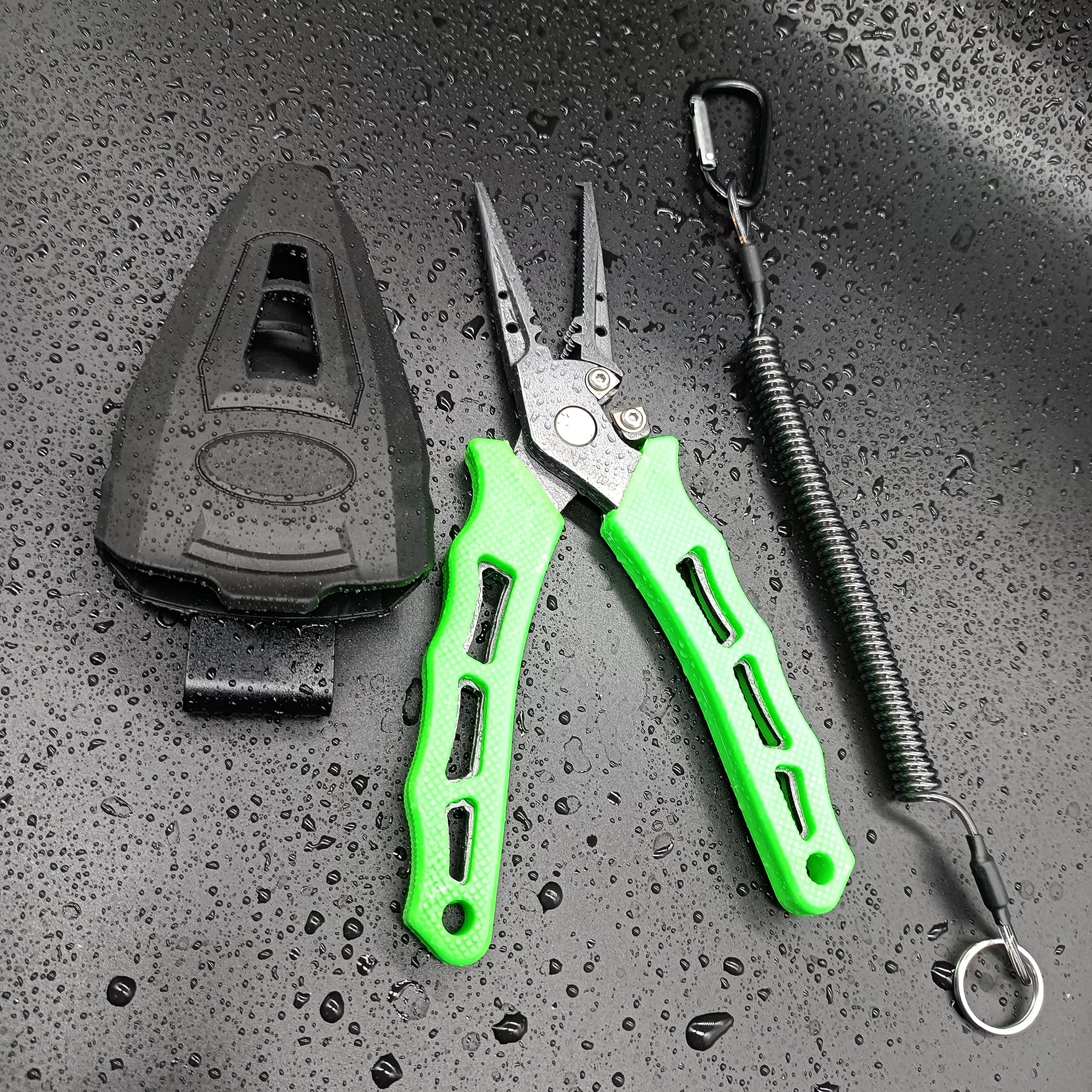 MOREFISHING fish lip gripper with rope aid for one-handed handling