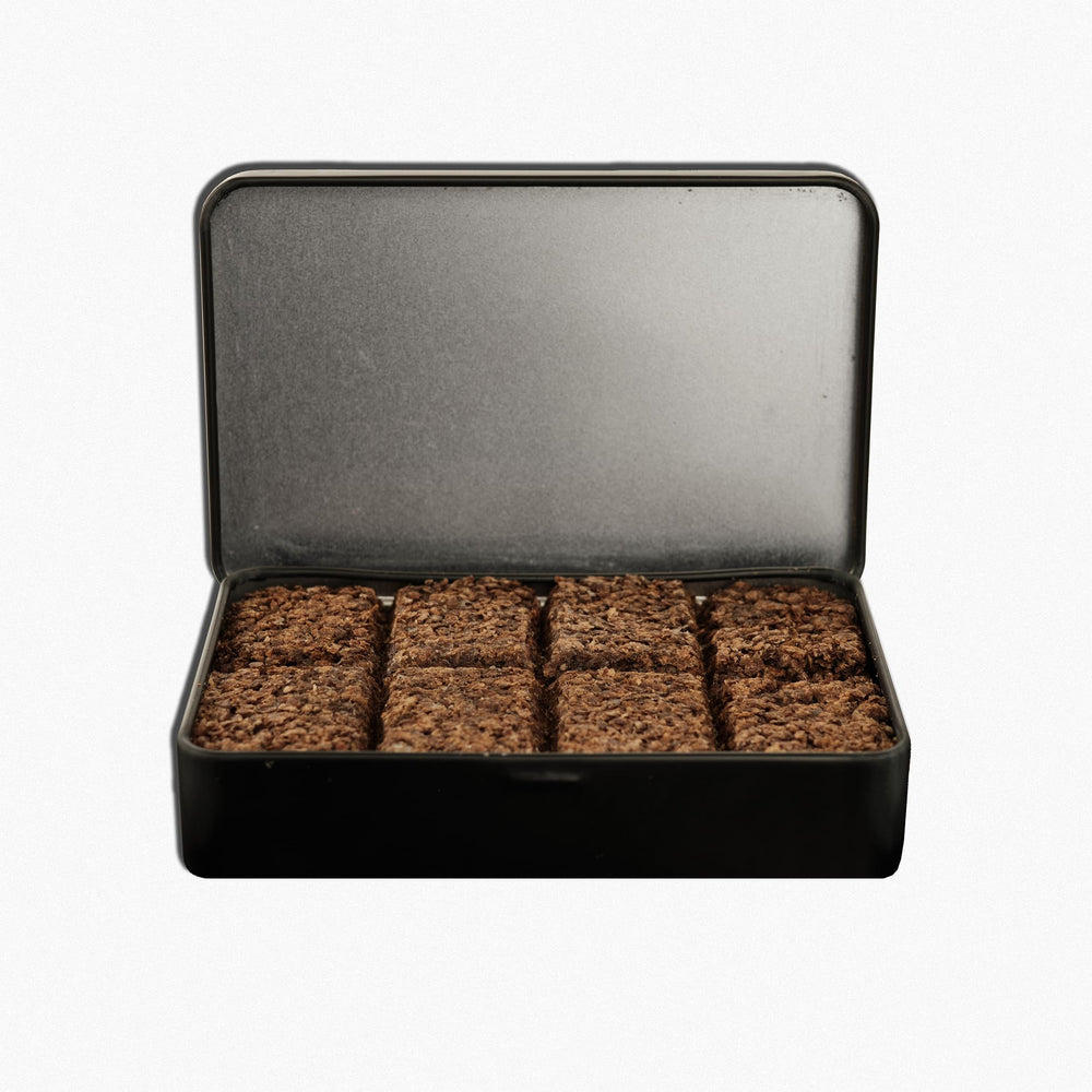 Morii Coffee Campfire Starter ingredients beeswax and coffee husks, all-natural.