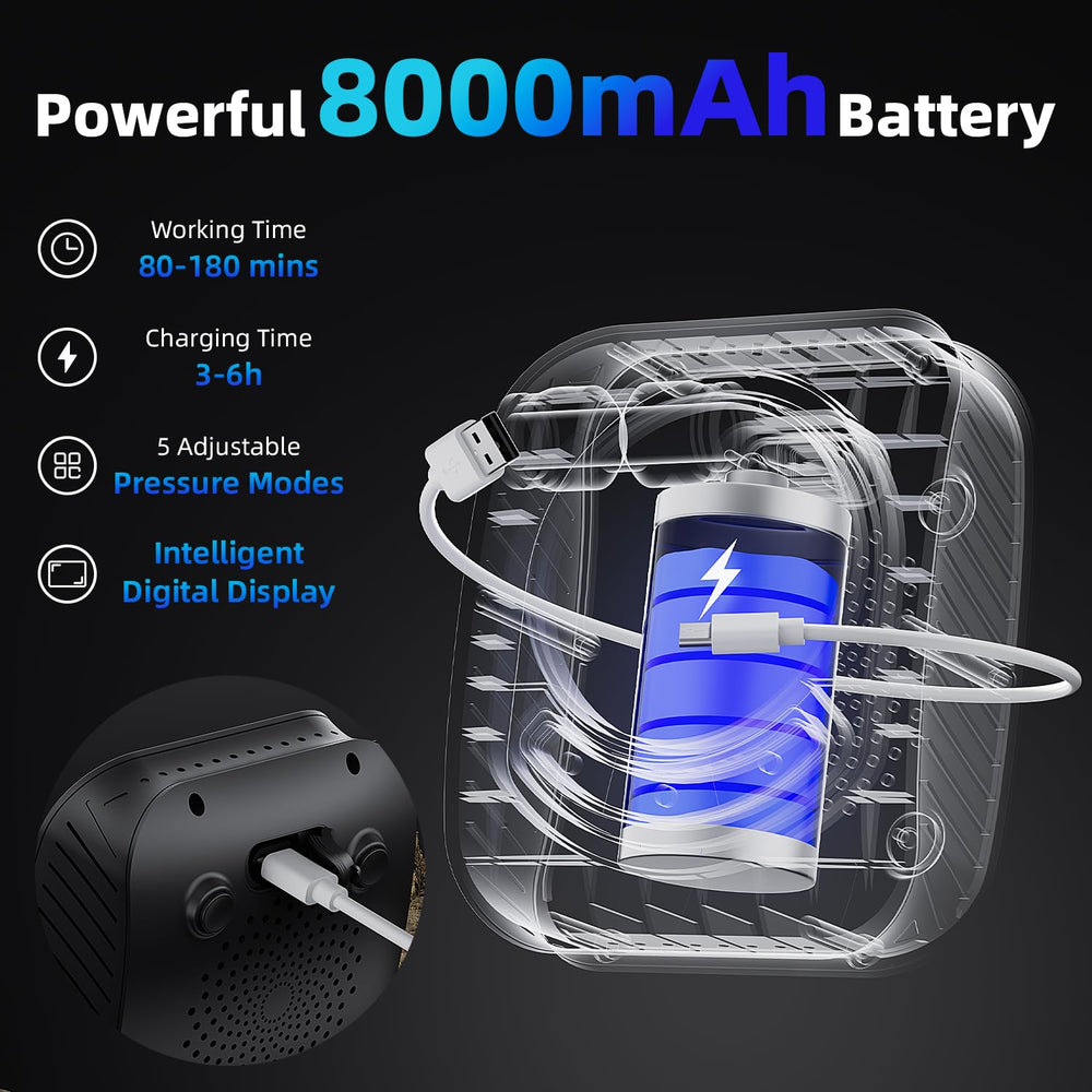 Moriko portable shower LED temperature display helps monitor water heat safely.