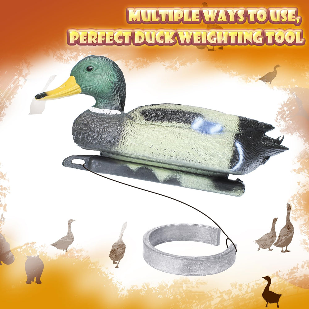 MorningRo 12-piece set enhances duck hunting gear with secure anchors.