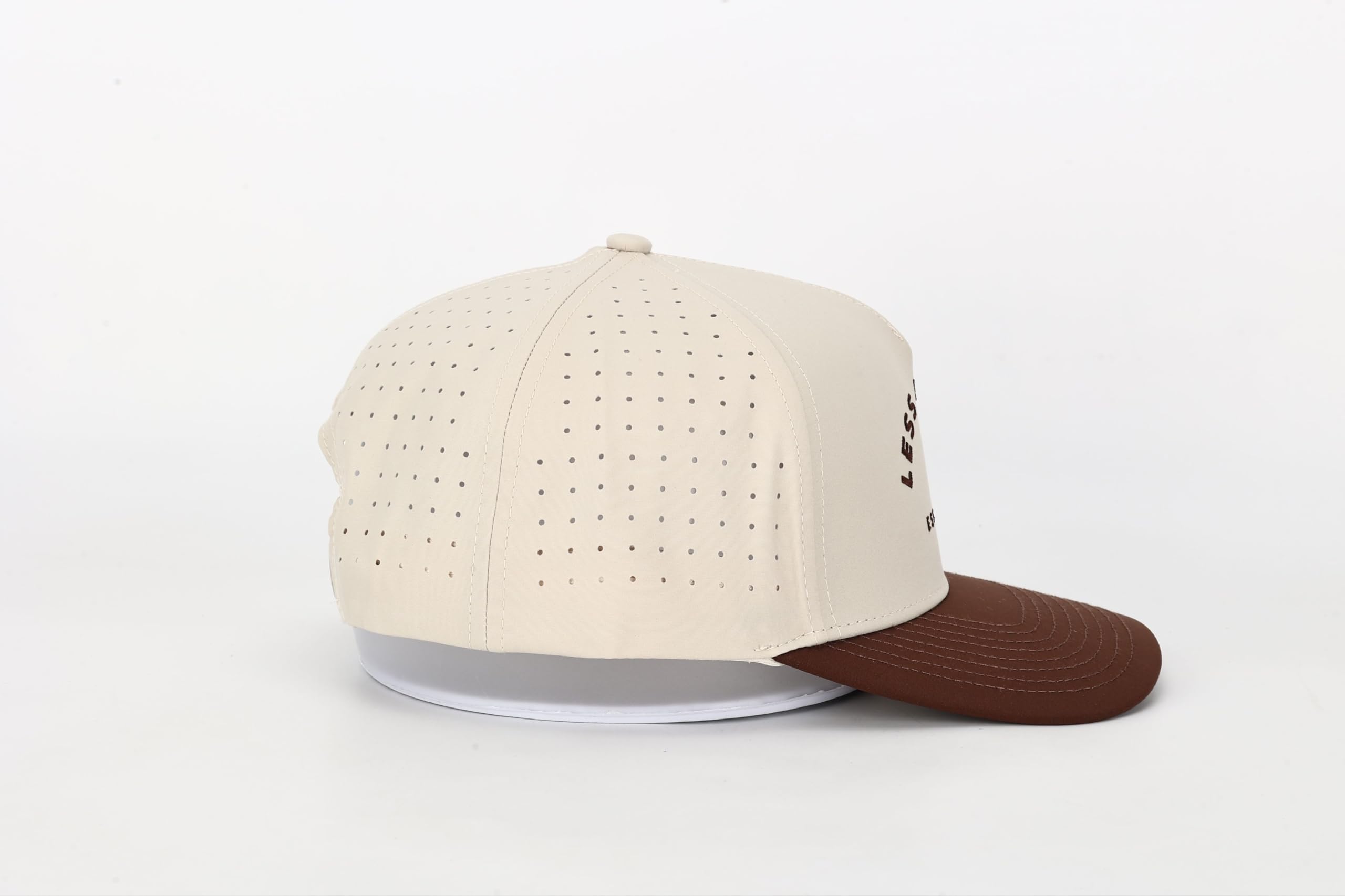 Morphita Performance Golf Hat, fabric close-up, Hydro-Wick moisture control keeps you dry.