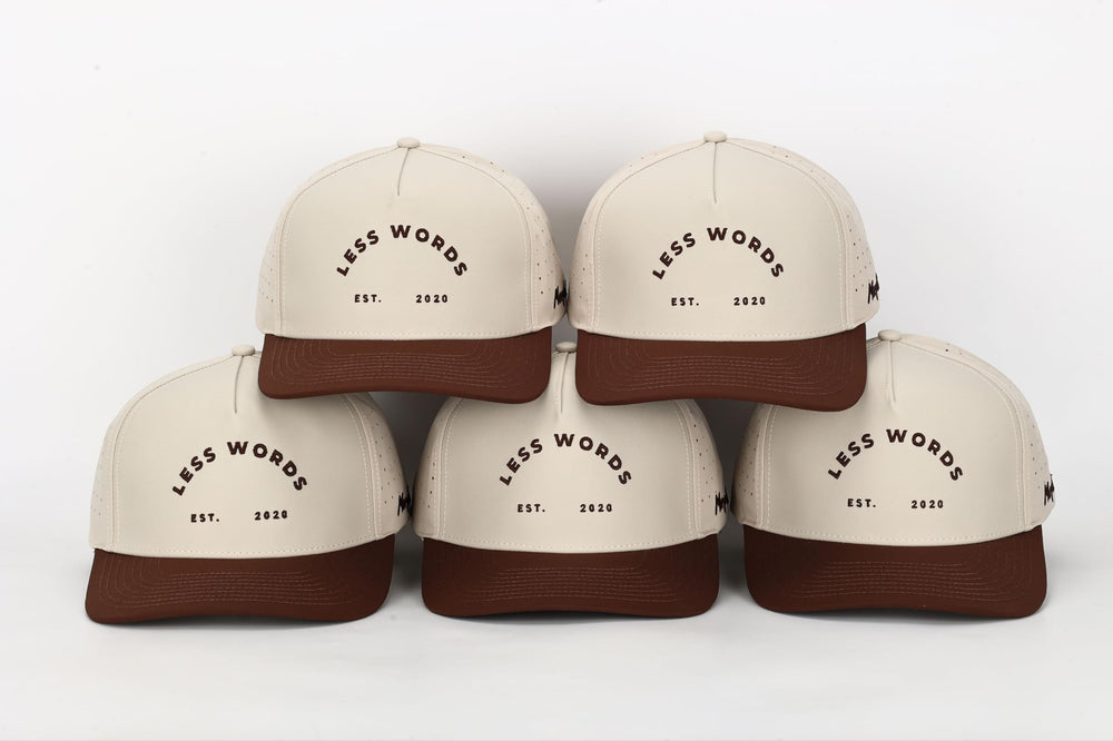 Morphita Performance Golf Hat, on-course shot, ready for golf or tennis outdoors.