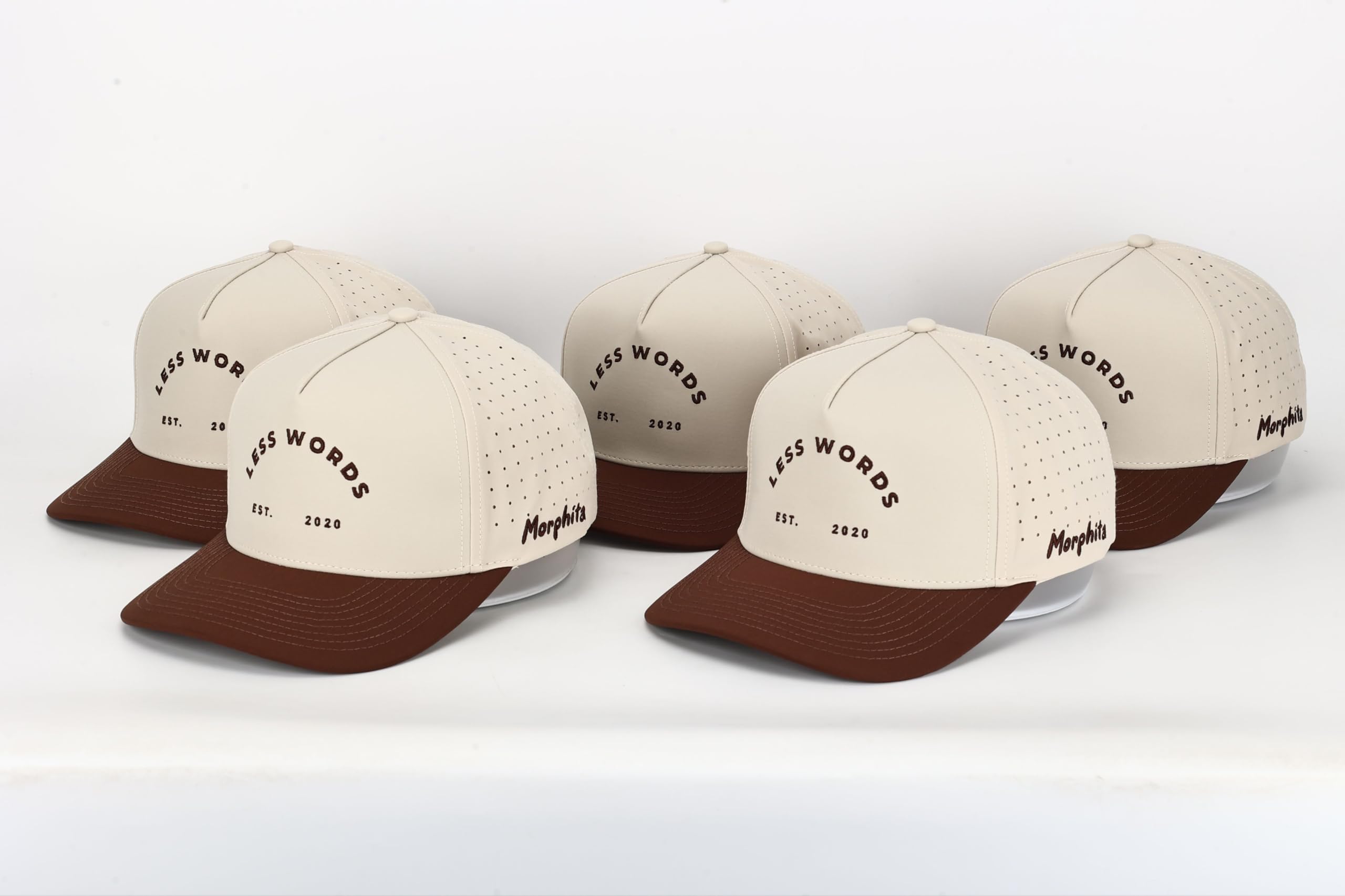 Morphita Performance Golf Hat, packable view, compact and travel-friendly design.
