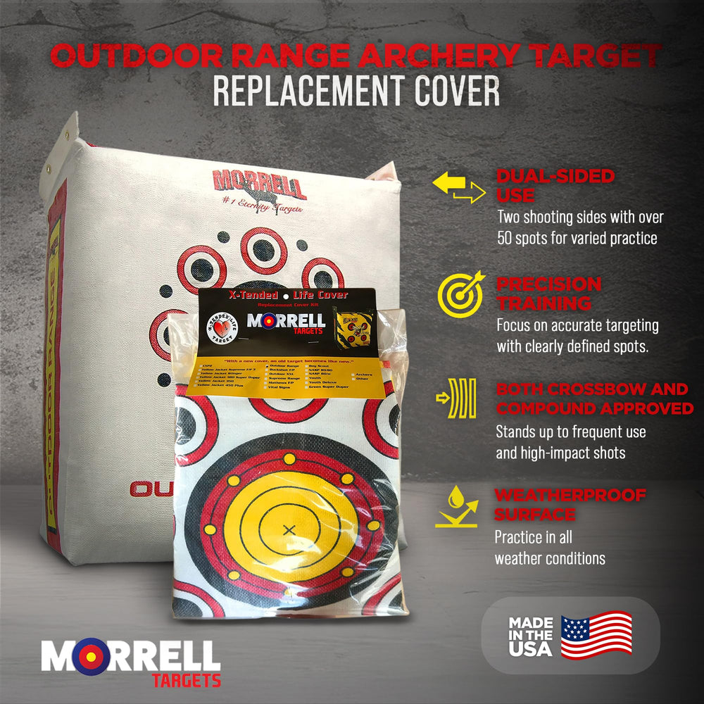 Morrell replacement cover weatherproof back view demonstrating resilience against rain and sun exposure