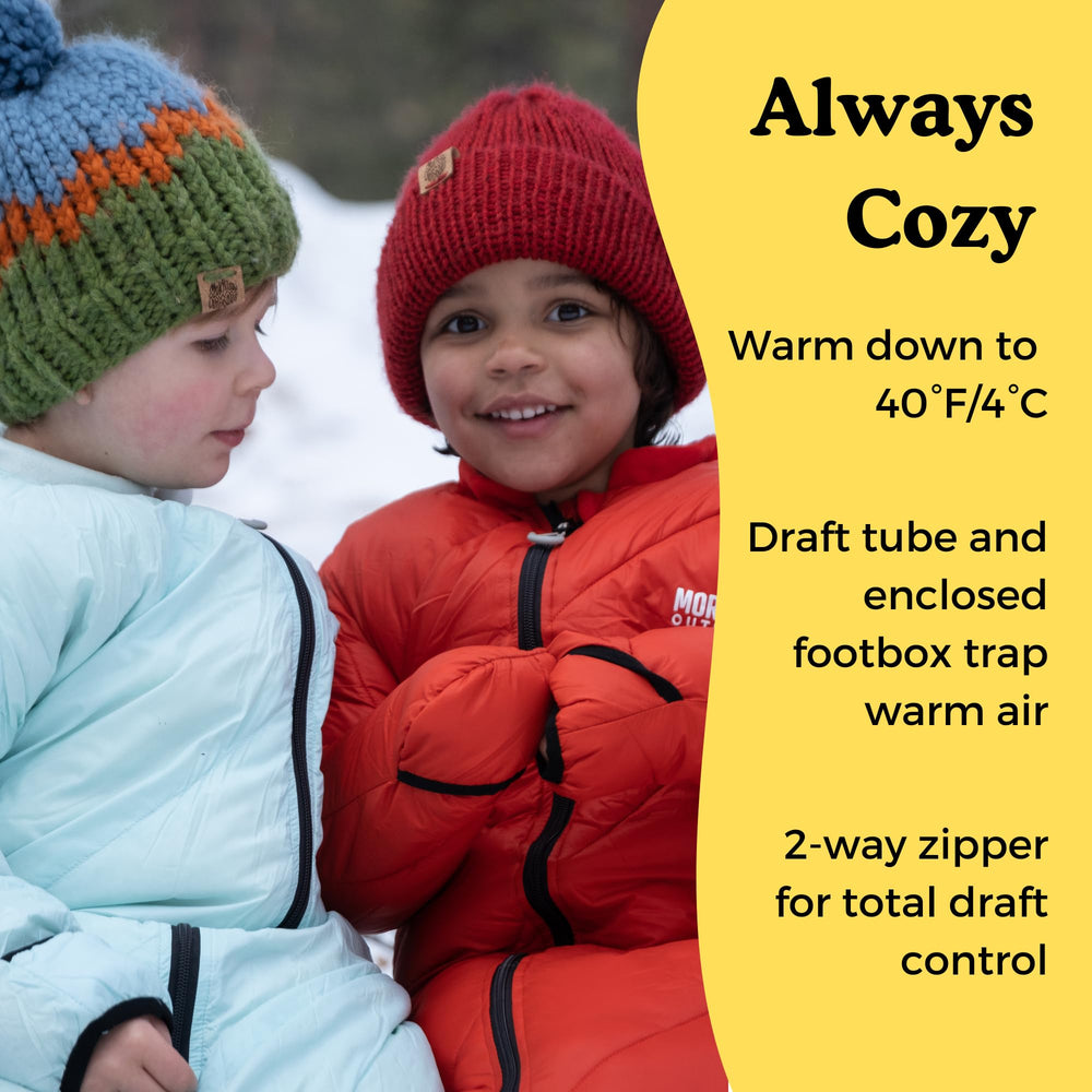 Morrison Outdoors Mighty Mo with adjustable cuffs allows quick warmth adjustments for growing kids.