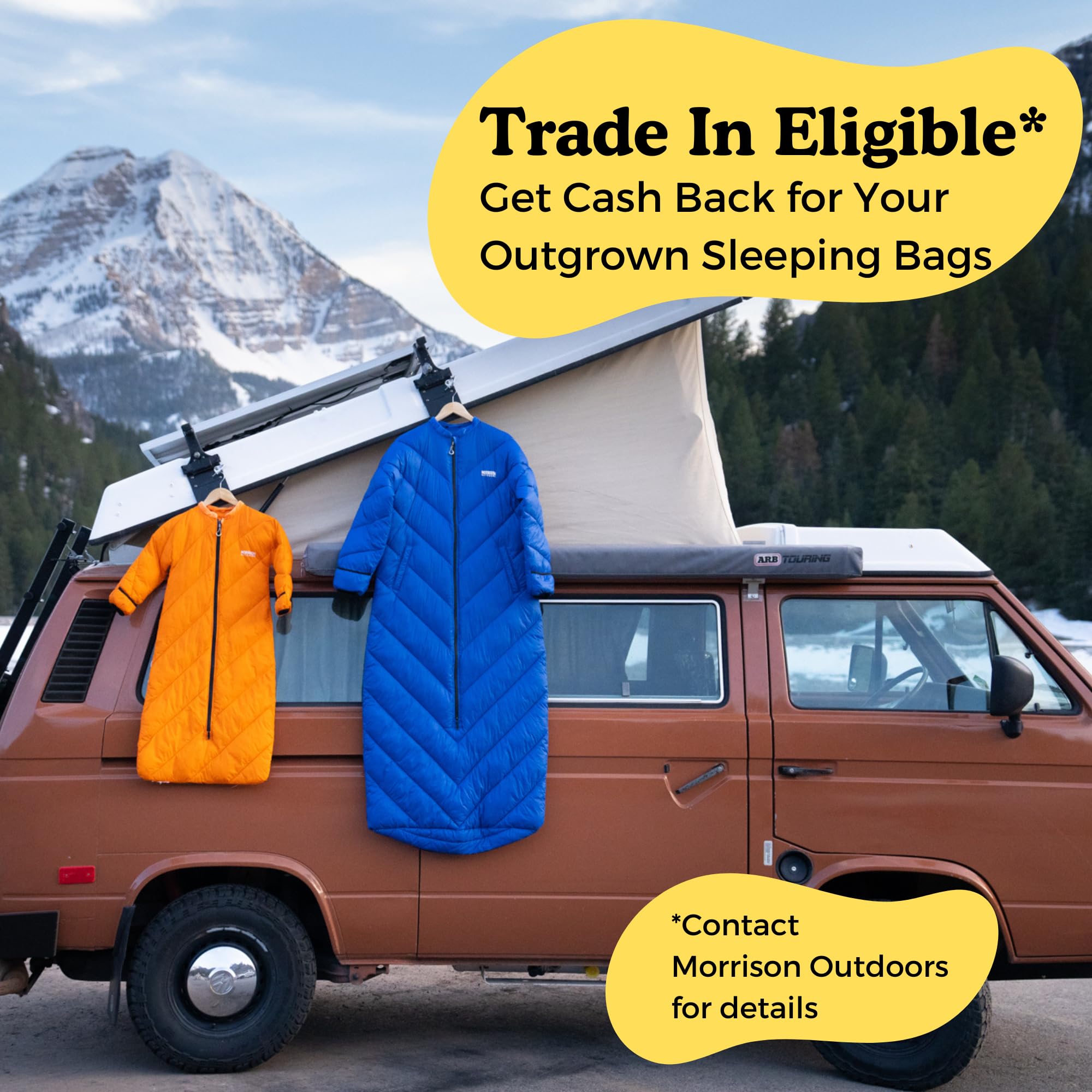 Morrison Outdoors Mighty Mo sleeping bag is lightweight and packable for easy trips.