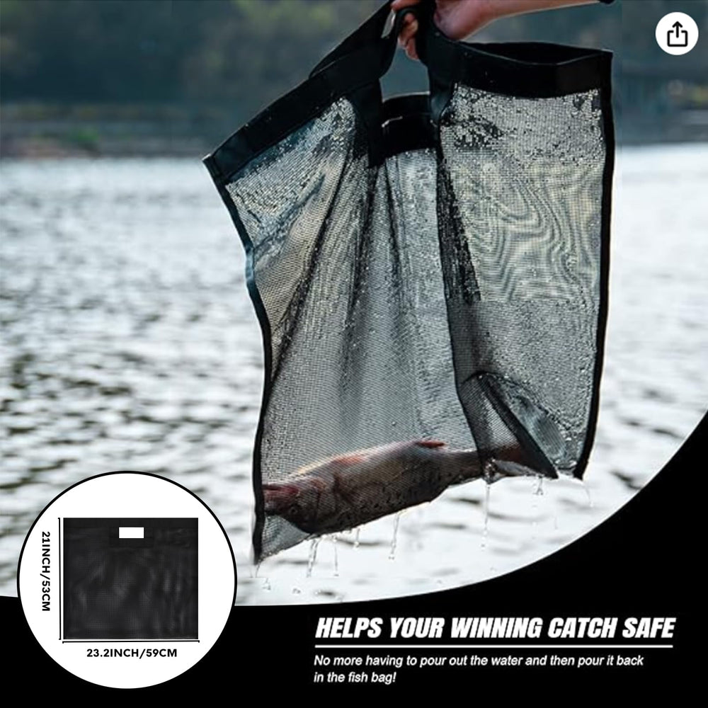 MORXPLOR removable mesh insert enables drainage and sorting of catches.