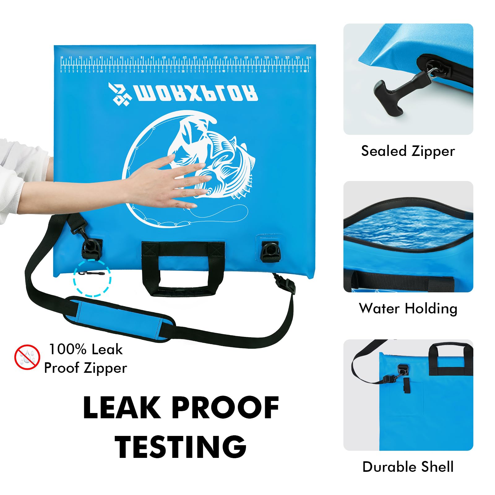 MORXPLOR welded-seams construction provides durable, stitch-free integrity.