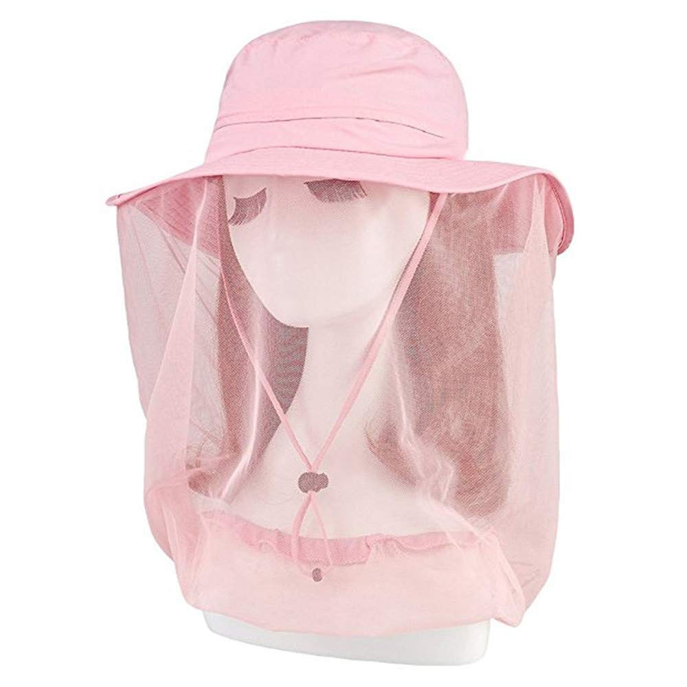 Washing tip indicating hand wash below 86°F for pink head net hat