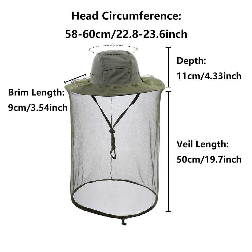 Breathable polyester mesh hat suitable for beekeeping and gardening
