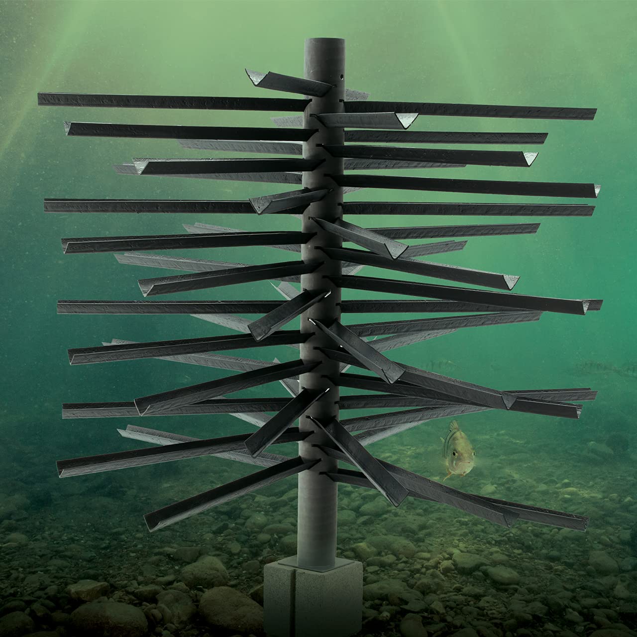 MossBack Safe Haven XL sinks to the bottom from a dock or boat