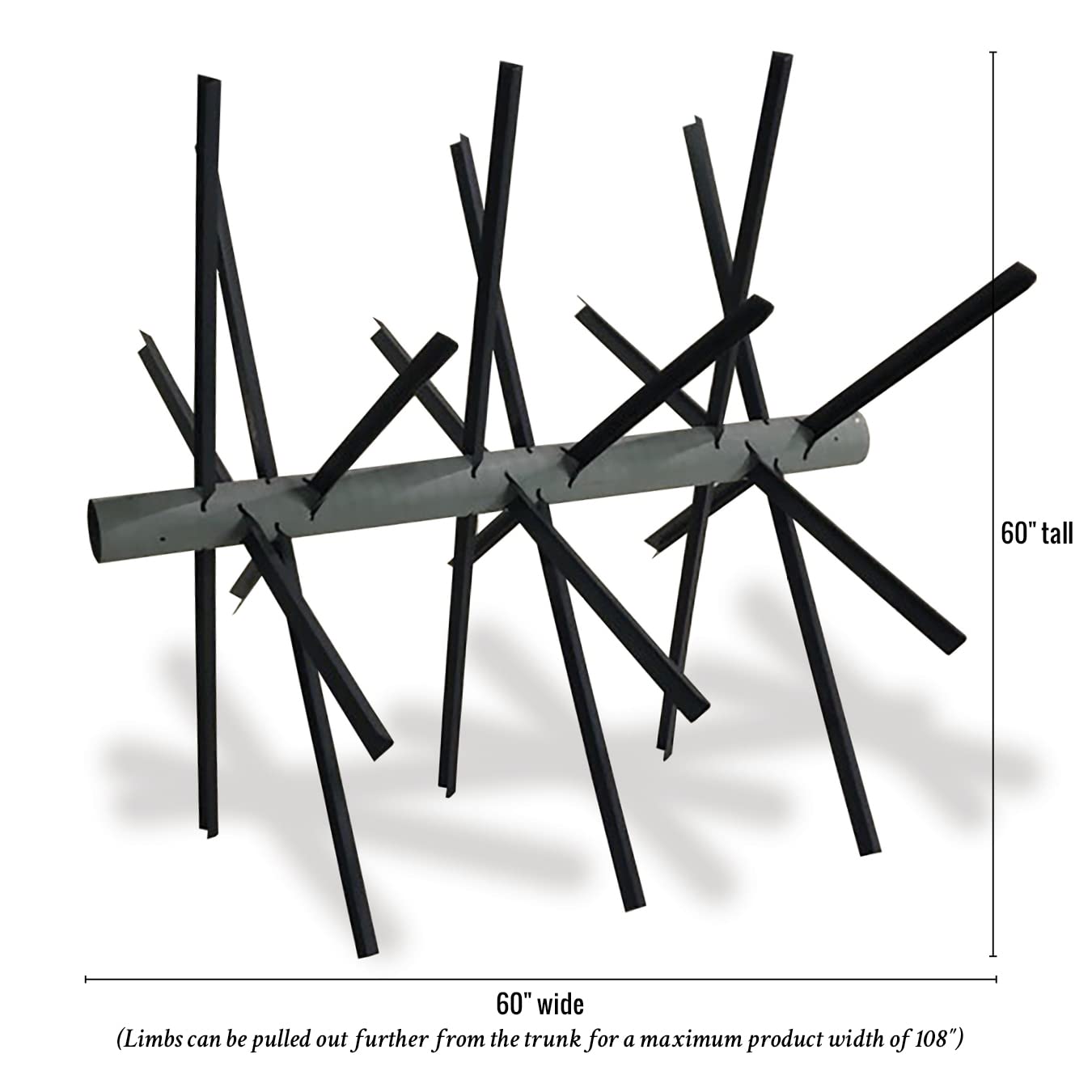 MossBack Trophy Tree XL Laydown open limb pattern creates undetected ambush space.