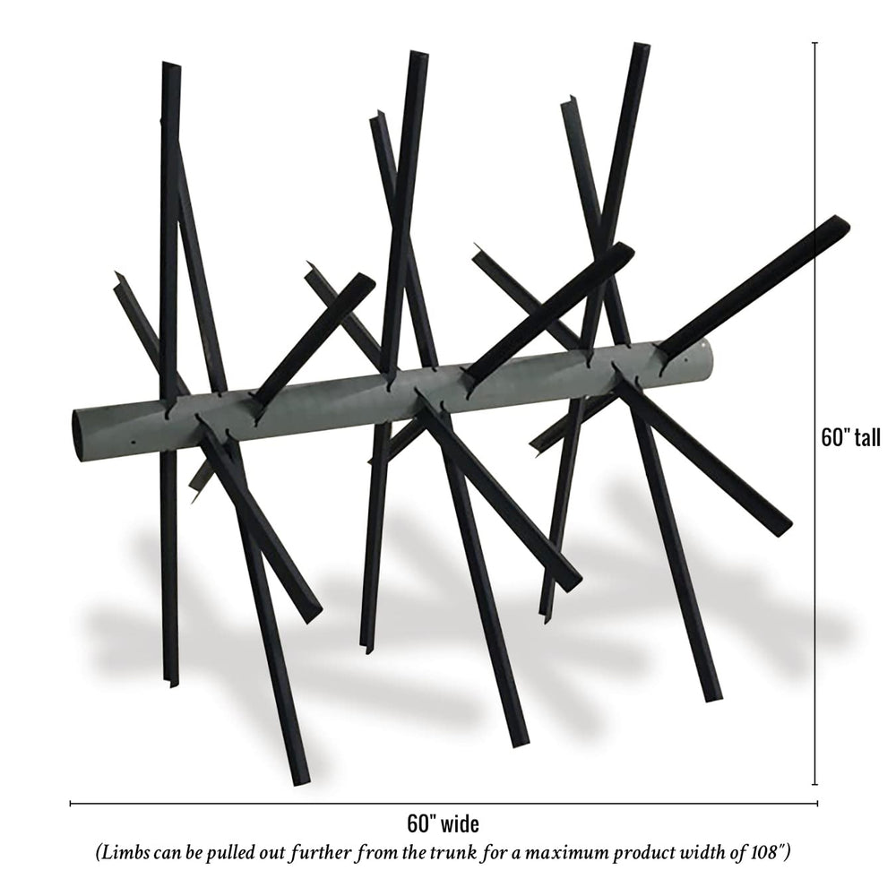 MossBack Trophy Tree XL Laydown open limb pattern creates undetected ambush space.