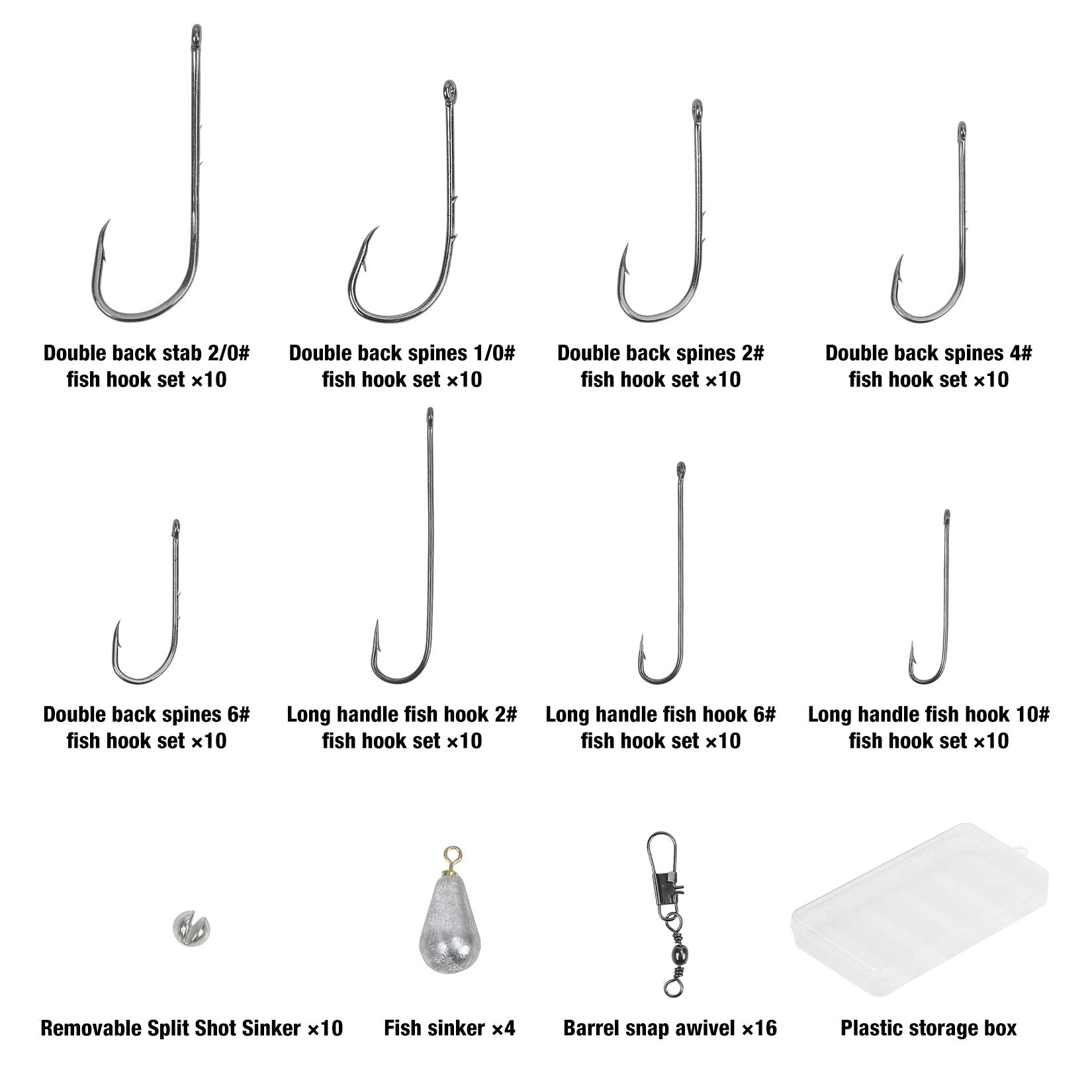 Mossy Oak 126PC kit 25in1 pliers for rapid hook removal