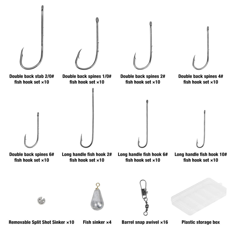 Mossy Oak 126PC kit 25in1 pliers for rapid hook removal