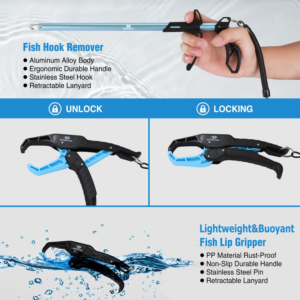 14-inch Extended Hook Remover with ergonomic grip