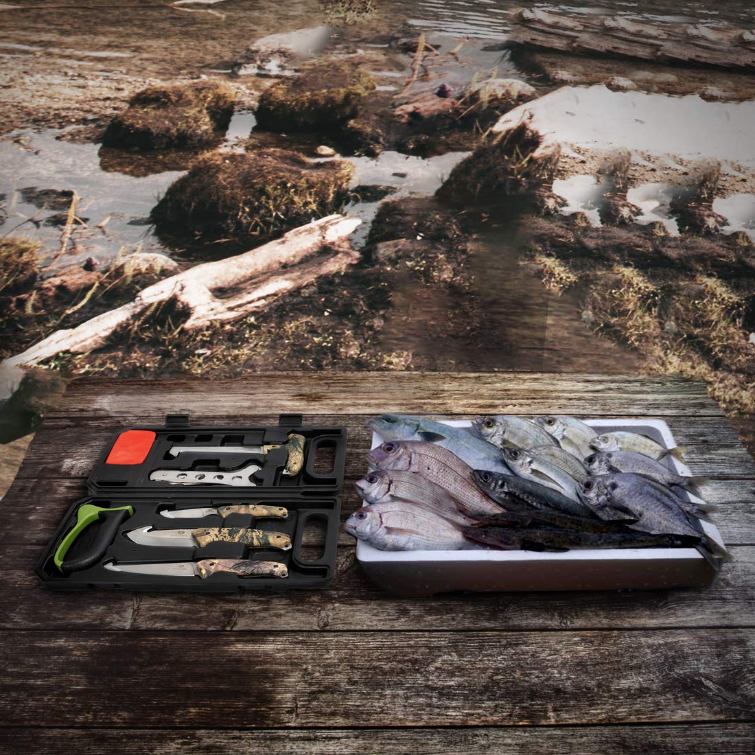 Mossy Oak field dressing kit durability in camouflage for rugged use