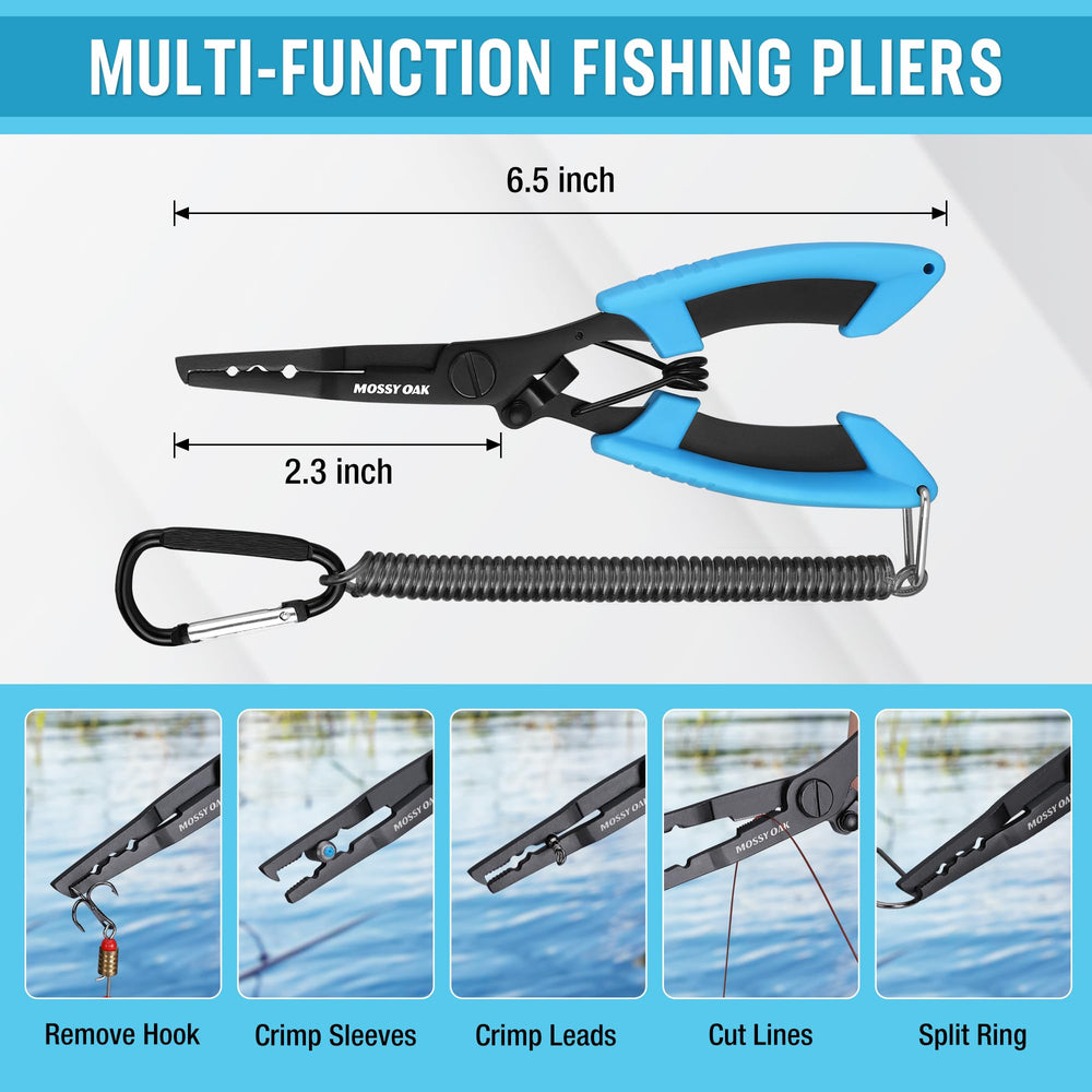 Fish Lip Gripper with retractable lanyard for secure handling