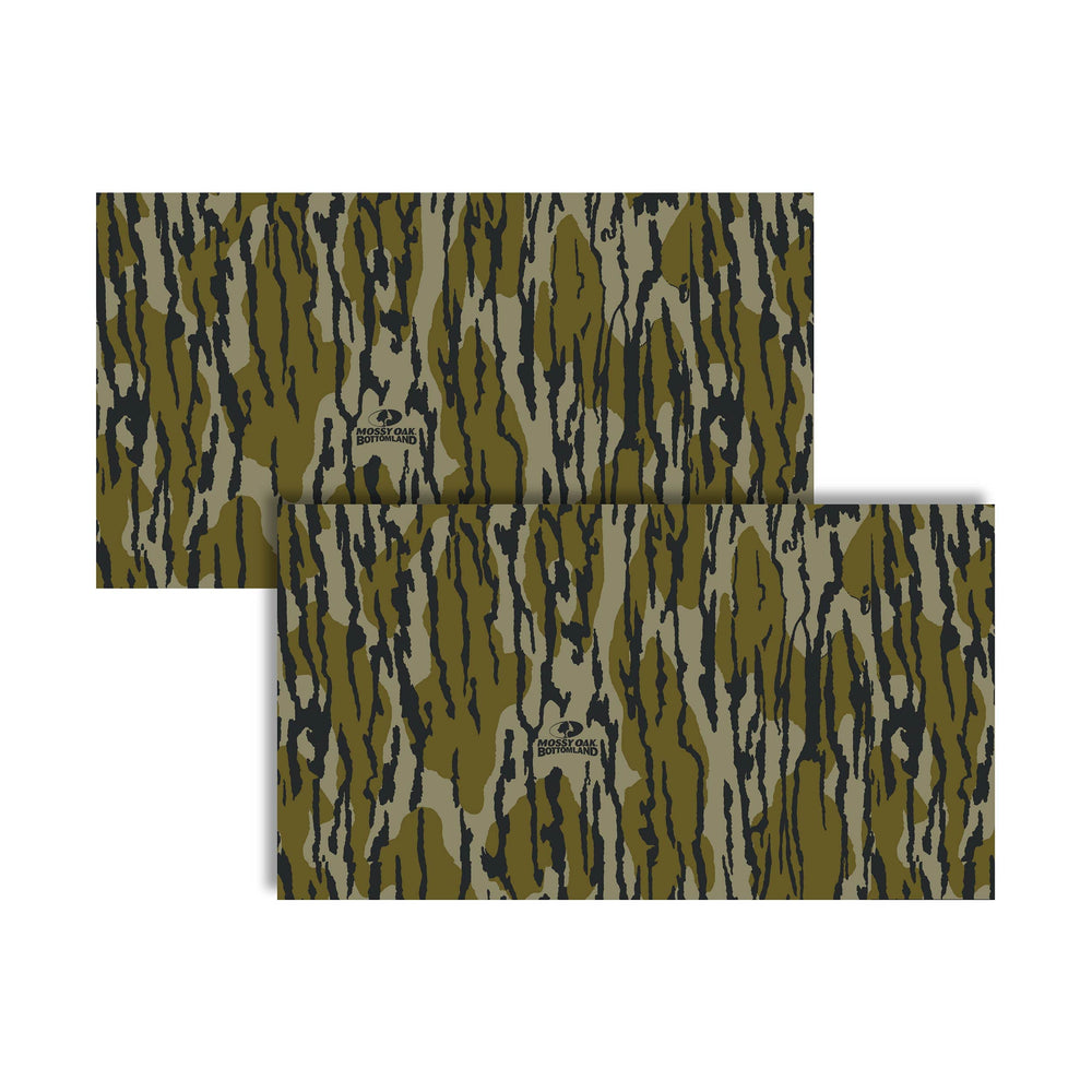Mossy Oak Graphics Bottomland gear skin 8x29.5 protects gear with camouflage flair.
