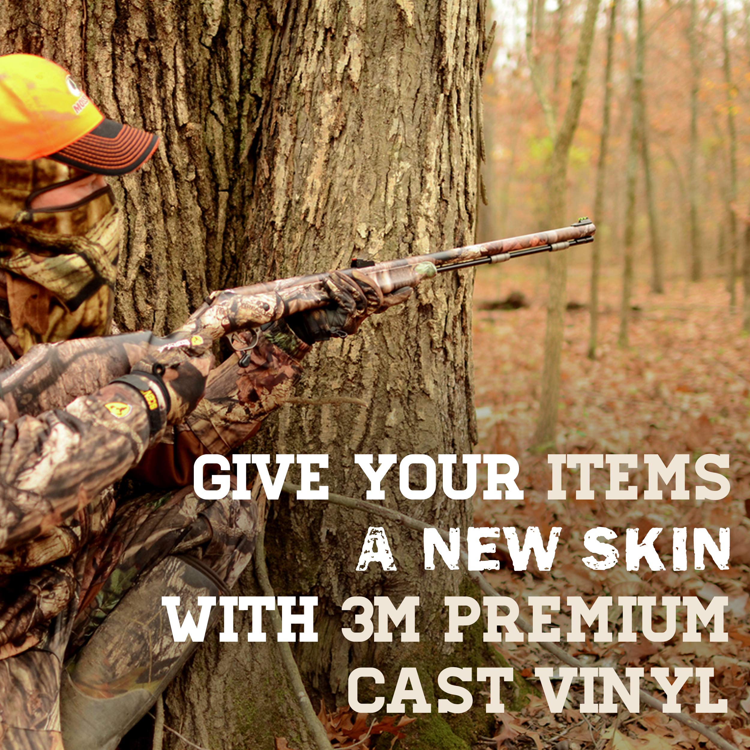 Mossy Oak Graphics camo tape showcasing easy application on gear