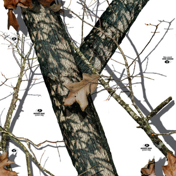 Mossy Oak Graphics winter camouflage wrap with bubble-free installation for quick gear coverings.