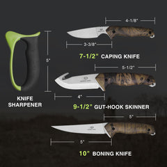 Mossy Oak wood/bone saw in action cutting bone during field dressing