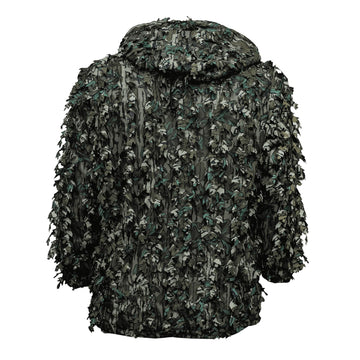 Mossy Oak Woodsman Leafy Quarter Snap Pullover side view with zippered kangaroo pocket.