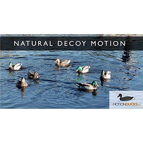 Motion Ducks anchor bag in use stabilizes gear on shore while decoys stay put