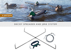 Motion Ducks spreader setup demonstrates fast, beginner-friendly decoy positioning