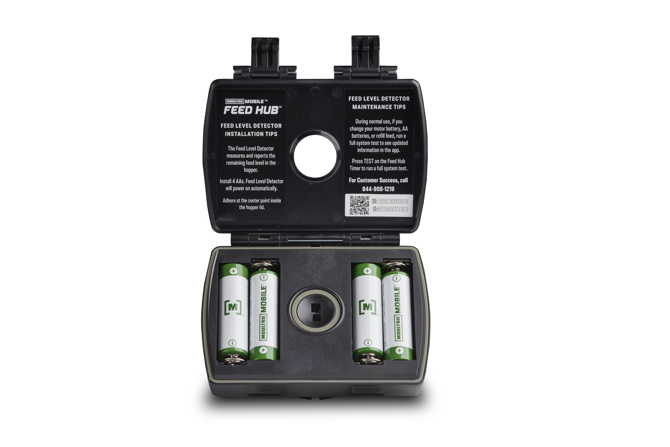 Motor battery powering 6V or 12V feeder options