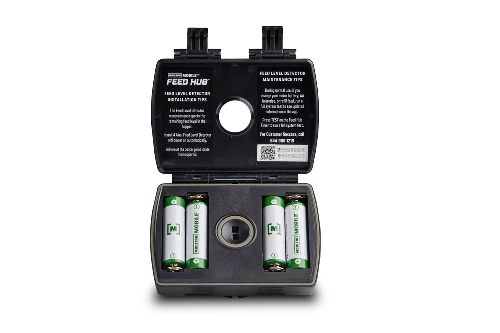 Motor battery powering 6V or 12V feeder options