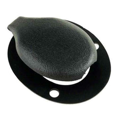 Close-up of MotorGuide 14781 rod holder cap showing oval flange