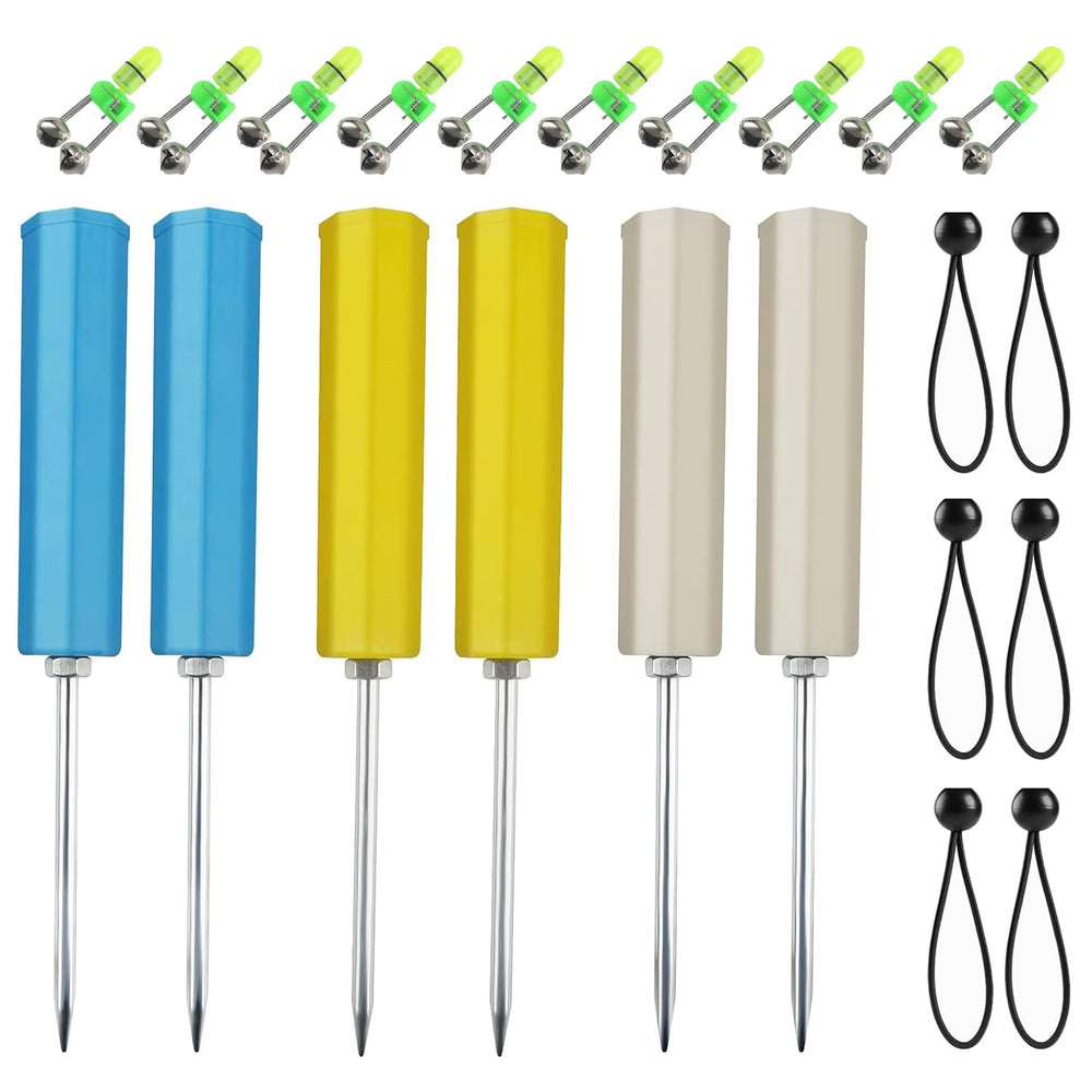 Mouhike 6-pack rod holders with ground spike