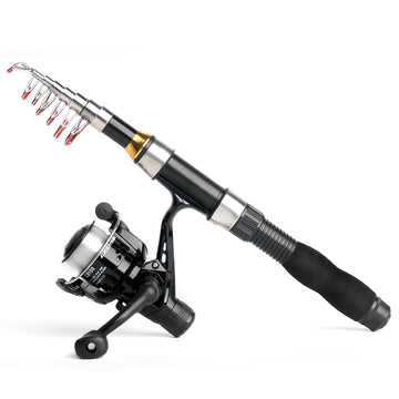 Mouhike extended rod to 5.58 ft, enabling versatile casting
