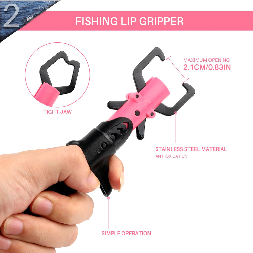 Line cutter and hook remover features on Mouhike pliers