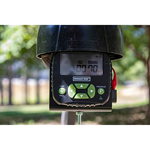 Moultrie battery level indicator keeps you informed about power status.