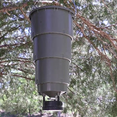 Built-in funnel detail on the feeder
