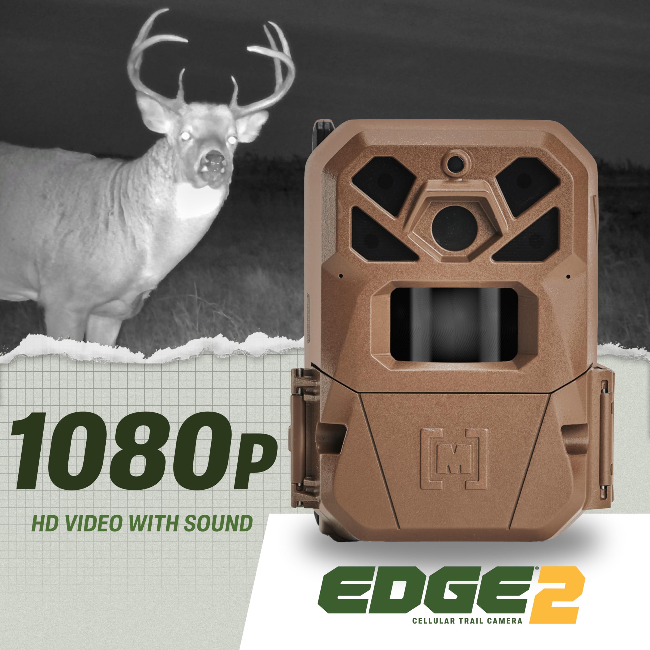 Moultrie Edge 2 1080p video with sound captures immersive wildlife footage
