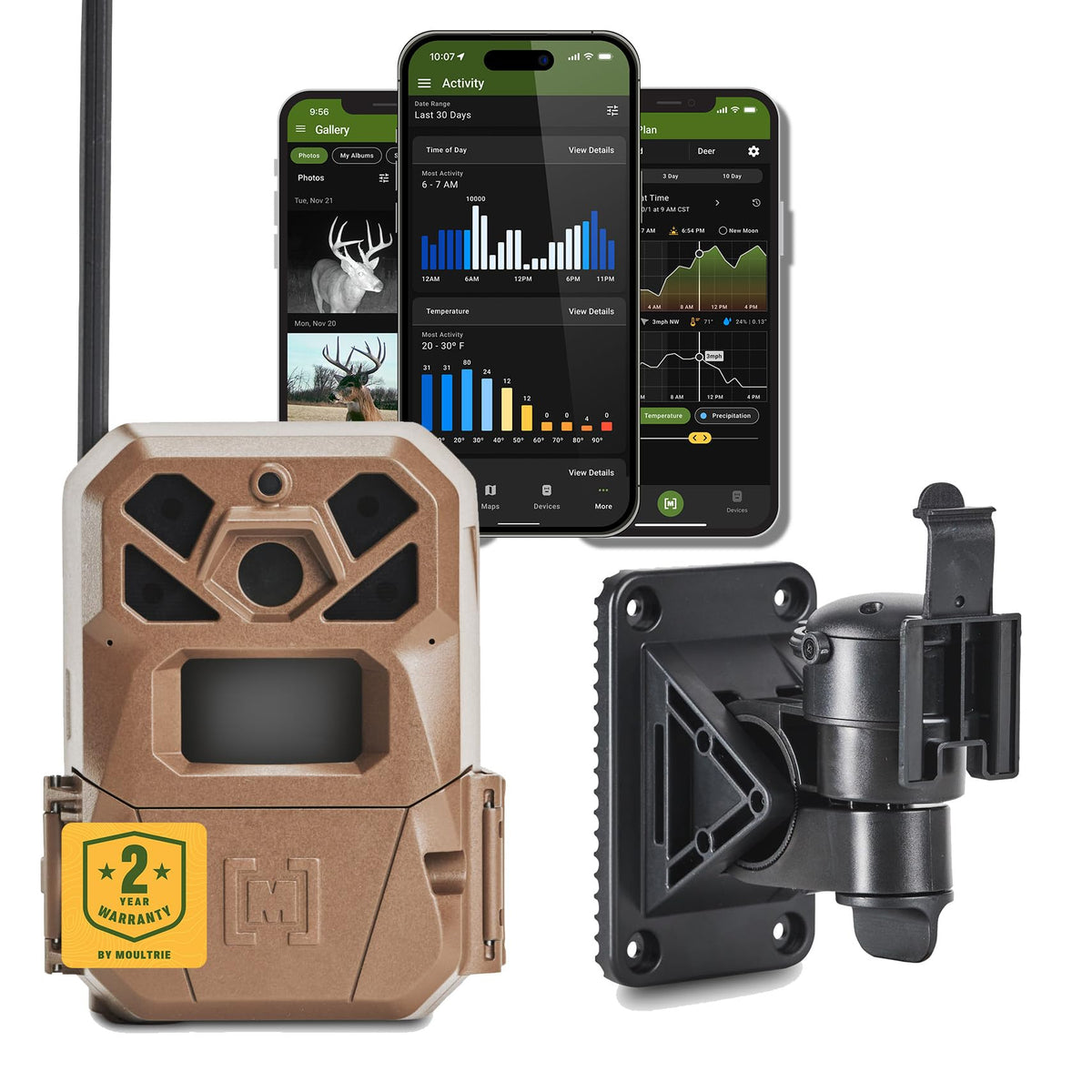 Moultrie Edge 2 in action, highlighting fast trigger speed for wildlife moments
