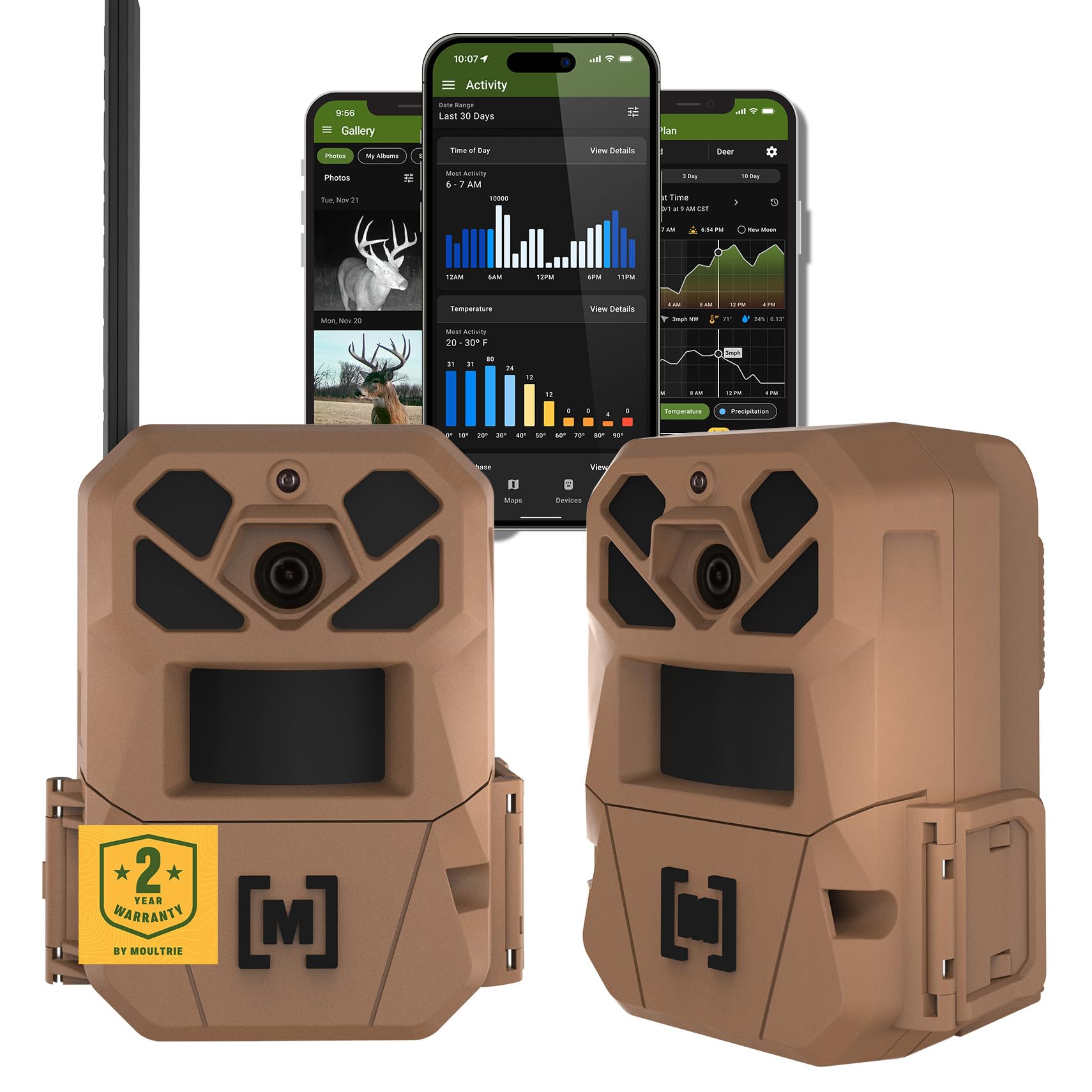 Moultrie Edge 3 front view showing rugged field-ready design for reliable scouting