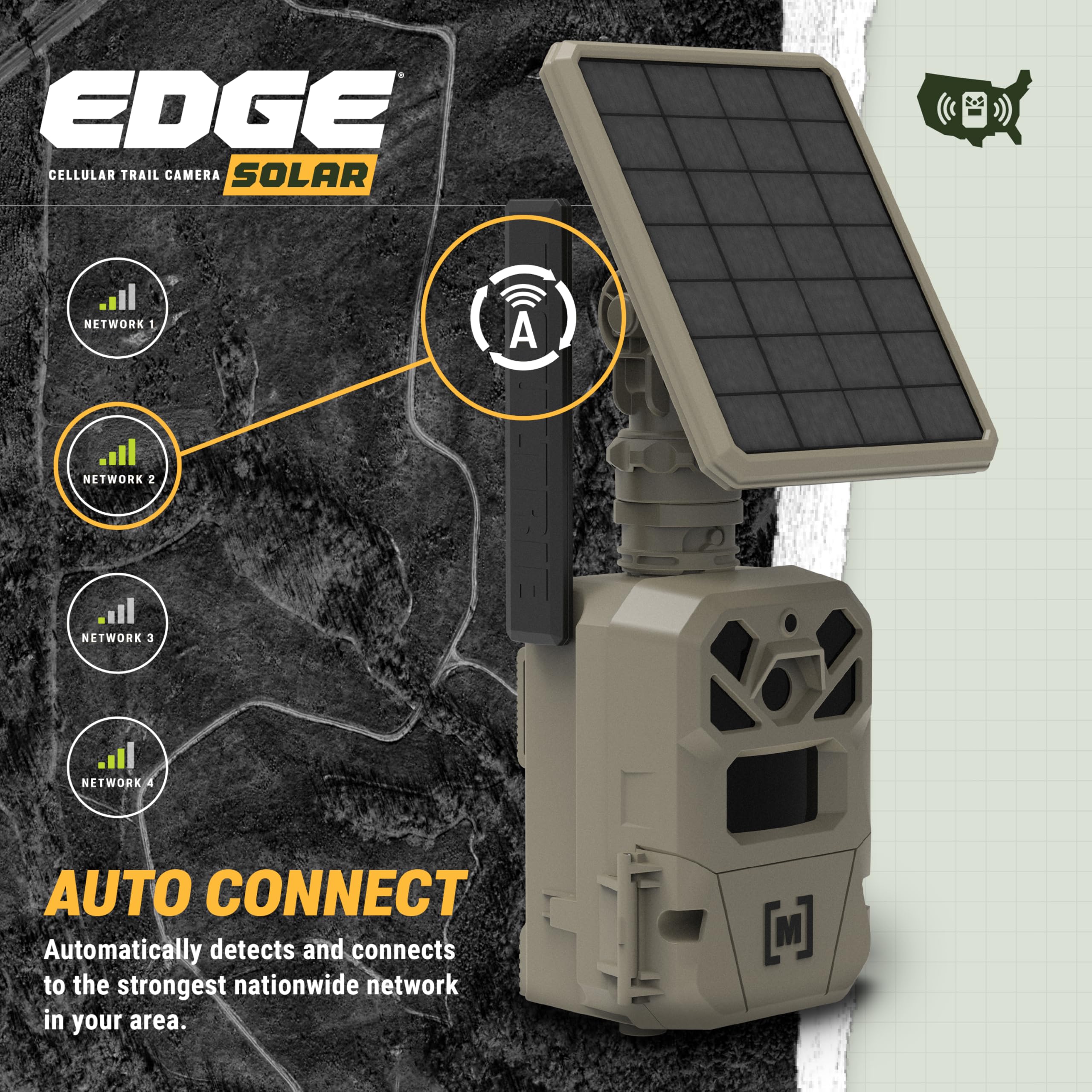 Moultrie Edge Solar low-glow flash extends nighttime visibility to 100 feet