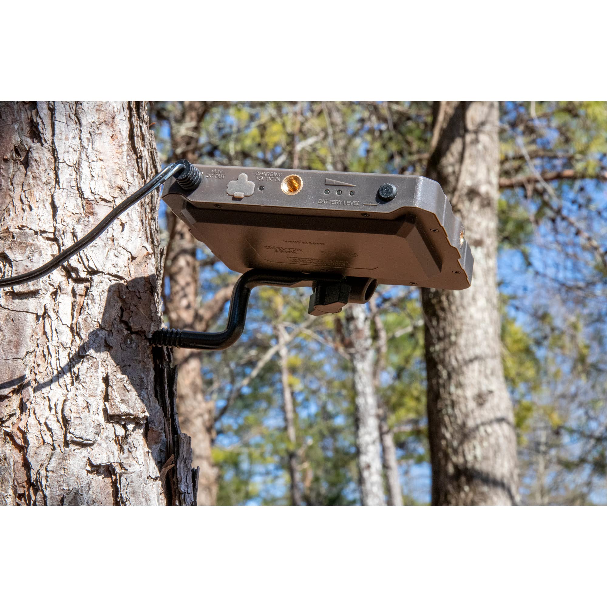 Moultrie EZ Tree Mount compatible with 1/4-20 tripod cameras.