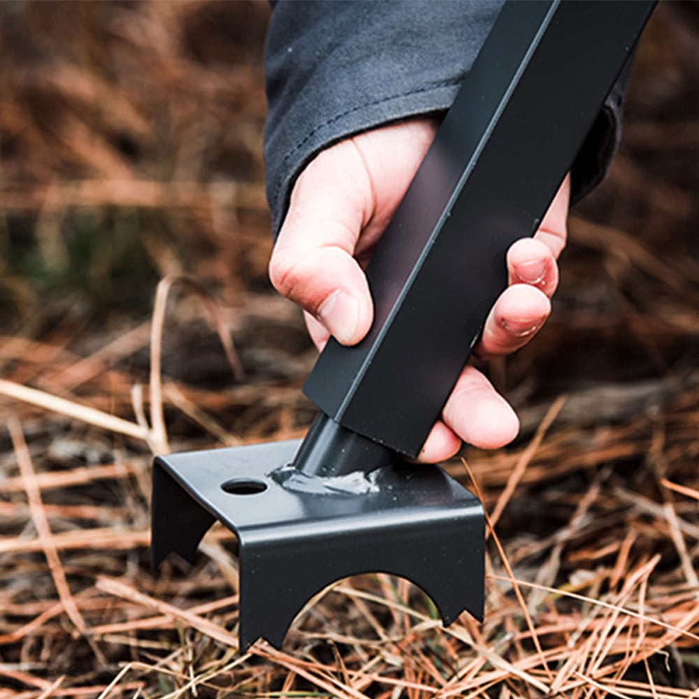 Moultrie Feeder Feet Gen. 2 kit includes three stakes for secure anchoring.