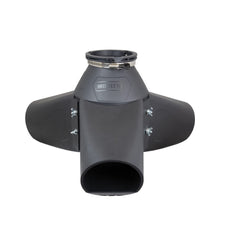 Moultrie Gravity Feeder Kit in black demonstrates quicklock assembly for easy setup